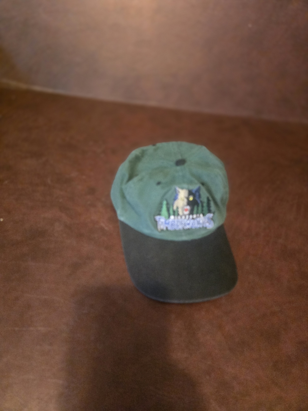 Green and Black Embroidered Baseball Cap